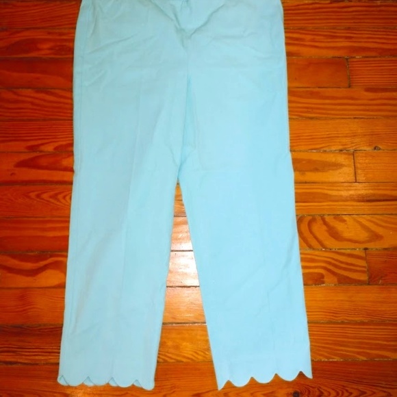 Talbots Pants - NWT Talbots Teal Chatham Capri Pants Size 2P